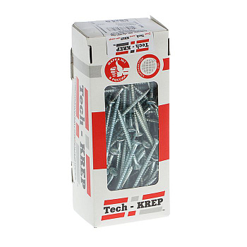 Tech-Krep Саморезы универсальные  60х4,5 мм (150 шт)  оцинкованные - коробка с ок. Tech-Kr 102194