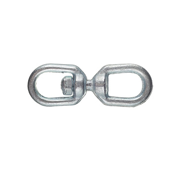 Tech-Krep Вертлюг петля-петля оцинк.  6мм (1 шт) - ярлык 112752