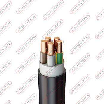 Кабель силовой с ПВХ изоляцией ВВГнг(А) -FRLS 5x4 ок (N,PE)-0,66 Угличкабель