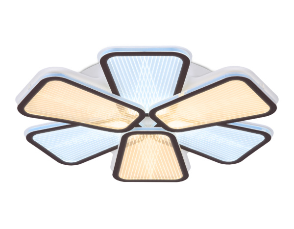 Ambrella Потолочный светодиодный светильник с пультом AK4322/6 CF кофе 117W 520*510*80 (ПДУ РАДИО 2.4)