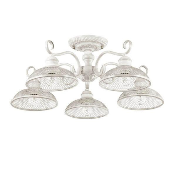 Купить Lumion 3473/5C LN17 216 белый/зол.патина/металл Люстра потолочная E27 5*40W 220V ZEROME