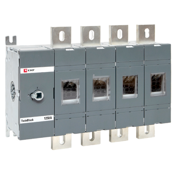 EKF Рубильник 1250A 4P без рукоятки управления TwinBlock