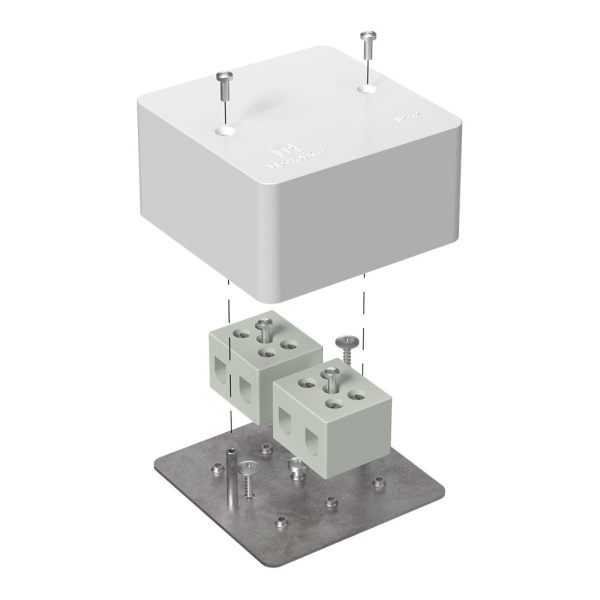Промрукав Коробка огнестойкая для кабель-канала 40-0460-FR16.0-4 Е15-Е120 85х85х45