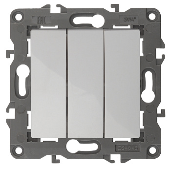 ЭРА 14-1107-01 Elegance Белый Выключатель 3-кл