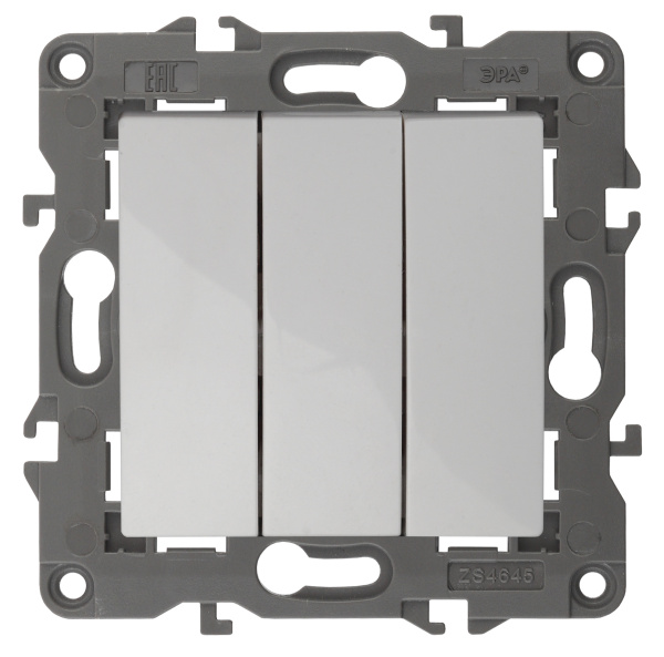 ЭРА 14-1107-01 Elegance Белый Выключатель 3-кл