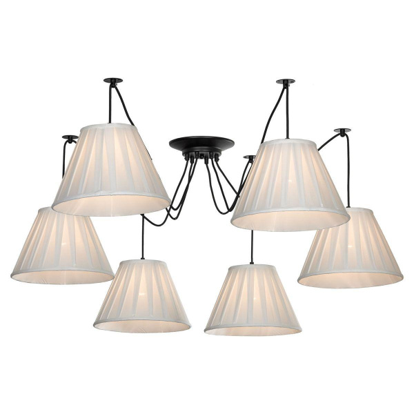 Lussole Комплект LSP-8437 (Светильник LSP-8172, Плафон GFC-L-29-L 6 шт.)