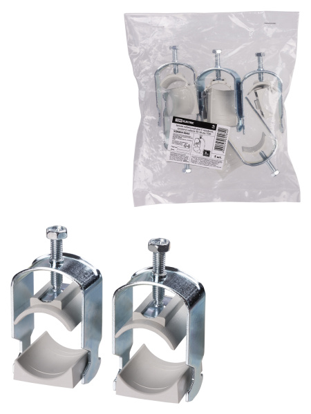 TDM Зажим кабельный для С-профиля, диаметр кабеля 30-38 мм SQ0804-0044