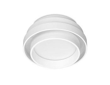 Ambrella Накладной точечный светильник TN601 WH/S белый/песок GX53 D110*53