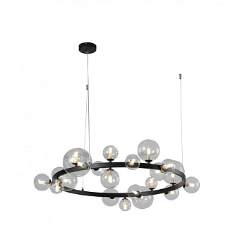 Kink Light 09408-21,19 Люстра Иона черный d110 h120 G9 21*5W (Led лампы в комплекте 4000К)