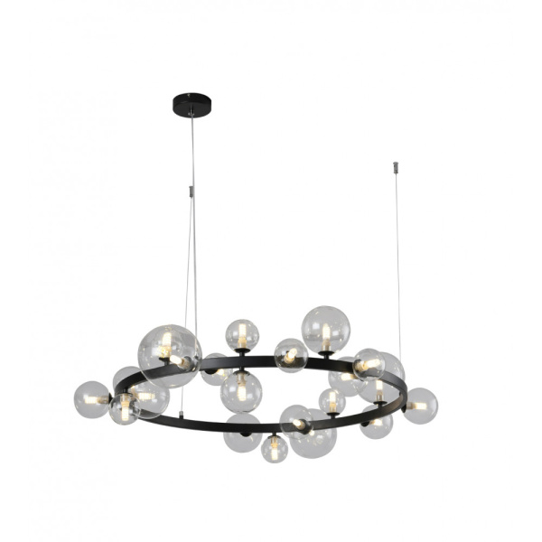 Kink Light 09408-21,19 Люстра Иона черный d110 h120 G9 21*5W (Led лампы в комплекте 4000К)