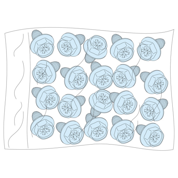 SE 20 ВИНТОВ-САМОРЕЗОВ M5 LVS03183