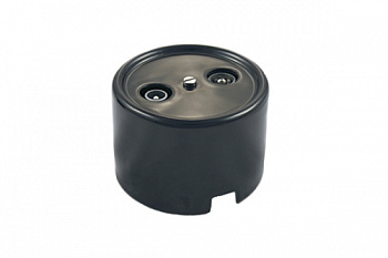 BIRONI Лизетта Керамика Черный Розетка R/TV-SAT проходная B1-304-03