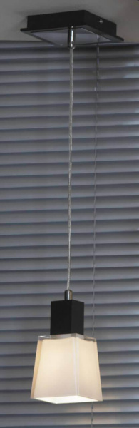 Купить Lussole PROMO 2 Металл Хром / черный Стекло Подвес E14 GRLSC-2506-01