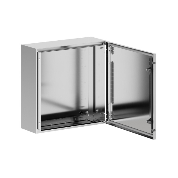 Купить DKC Корпус навесной STH с М/П из нержавеющей cтали AISI316 ВхШхГ 500x500x200 мм, с фланцем