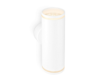 Ambrella Настенный светильник со сменной лампой GU10 и акрилом FW2488/2 WH белый GU10/2 max 12W 170*55*95