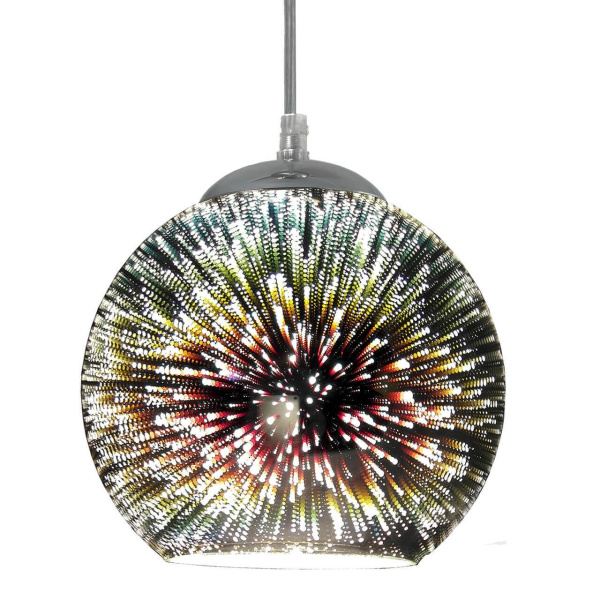 Купить Lussole LGO Металл Хром /  Стекло Подвес E27 10W GRLSP-0197