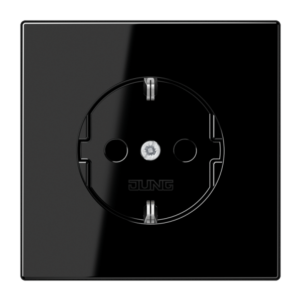 JUNG Штепсельная розетка SCHUKO 16A, 250V~, чёрный LS1521SW