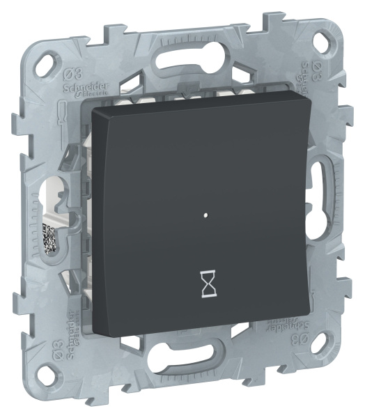 Купить SE Unica New Антрацит Таймер нажимной, 10А NU553554