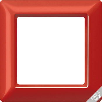 JUNG Рамка 1-кратная для вертикальной и горизонтальной установки термопласт, синяя AS581GLBL