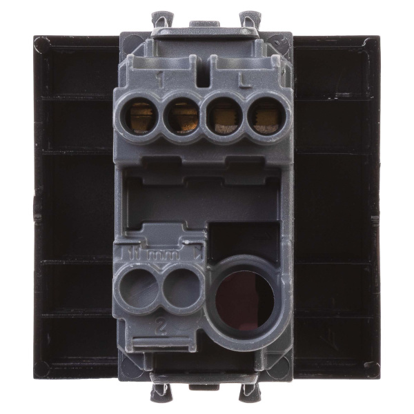 Купить DKC Кнопка одноклавишная модульная, "Avanti", "Черный квадрат", 2 модуля