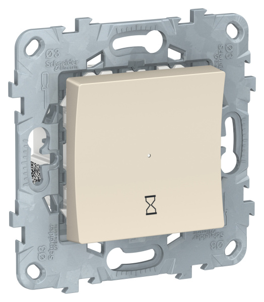 Купить SE Unica New Беж Таймер нажимной, 10А NU553544