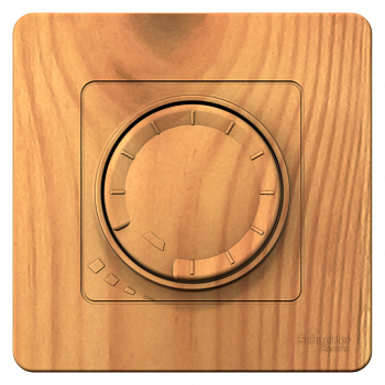 Systeme Electric Blanca внутр Ясень Светорегулятор (диммер) поворотно-нажимной 400ВТ
