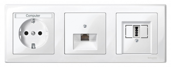 Купить SE Merten SM M-Smart Бел глянец Рамка 3-ая MTN478319