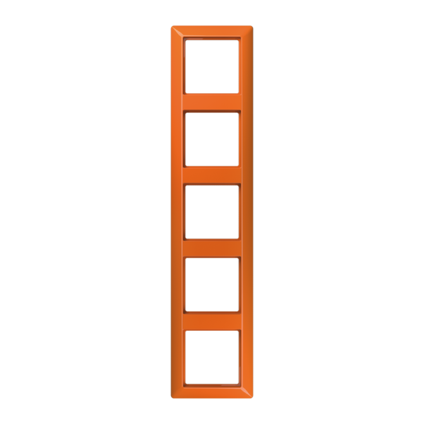 JUNG AS 500 Оранжевая Рамка 5-ая ударопрочная AS585BFO