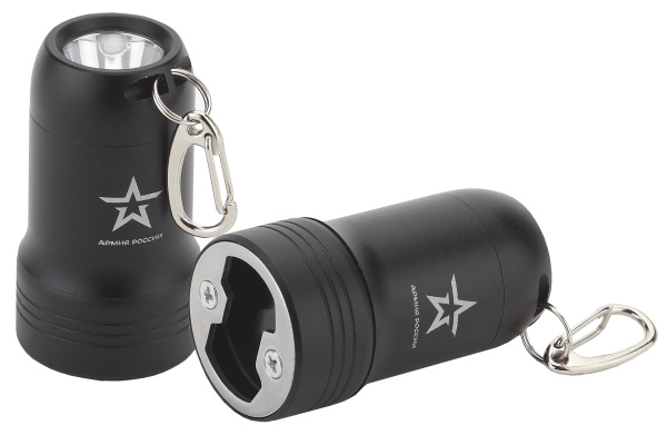 ЭРА BB-601 Фонари АР АРМИЯ РОССИИ брелок Привал [0,5Вт + рефлектор, алюм, открывашка, 3xLR44 в ком, бл] Б0030181