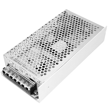 Источник питания 220V AC/12V DC, 12,5A, 150W с Разъемами под винт, без влагозащиты (IP23) Rexant 200-150-1