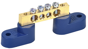 IEK Шина N ноль на двух угловых изол ШНИ-6х9-4-У2-С