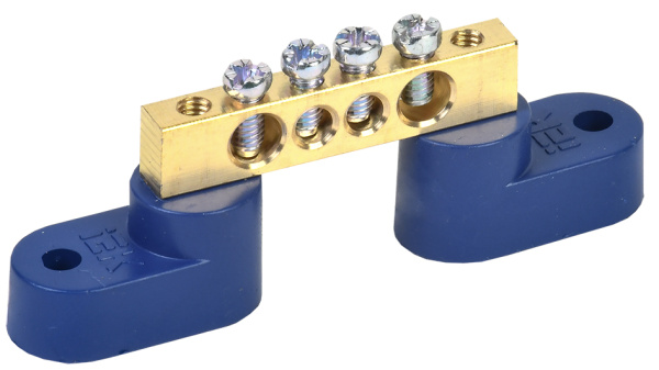 IEK Шина N ноль на двух угловых изол ШНИ-6х9-4-У2-С