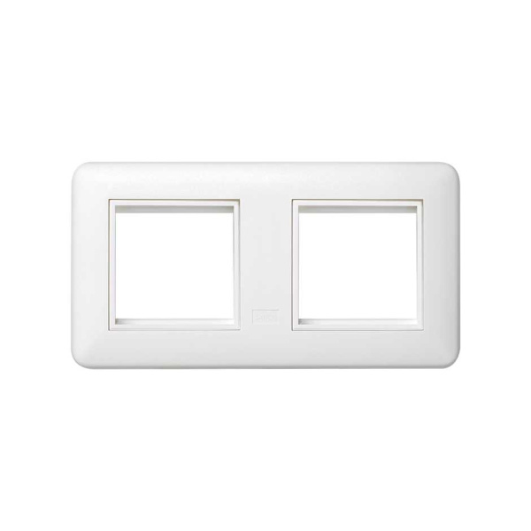 Simon Connect Белый Суппорт с рамкой для 2 модуля K45 KR445-9