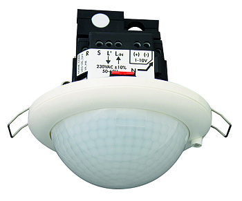BEG Белый Датчик присутствия потолочный 360°, с фукц. диммирования 1-10V IP20 92247