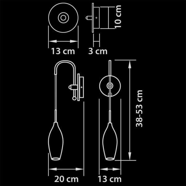 Купить Lightstar Бра Pentola Lightstar 803520