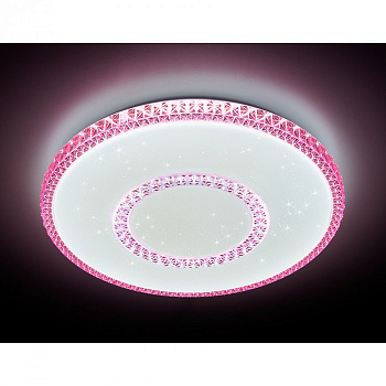 Ambrella Потолочный светодиодный светильник с пультом F99 PI 96W 500*500*80 (ПДУ ИК) F99 PI 96W D500