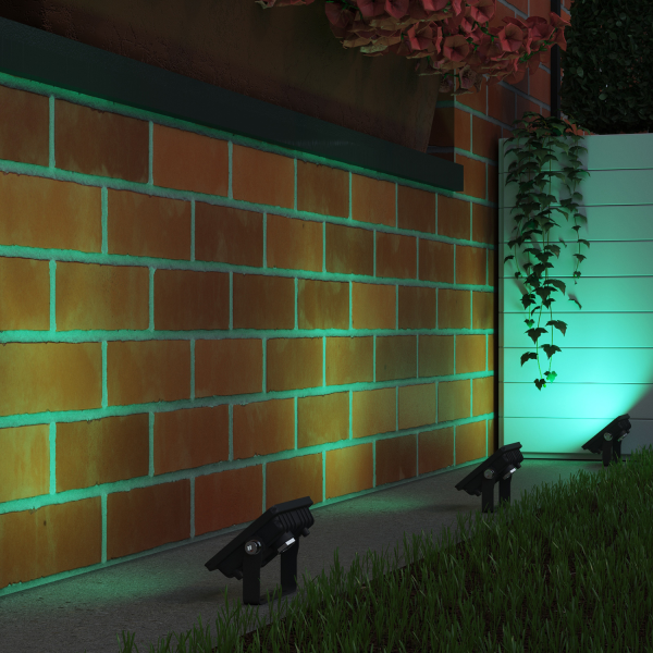 Gauss Прожектор Elementary 20W 1400lm зеленого свечения 175-265V IP65 черный LED 613100620 Купить Gauss Прожектор Elementary 20W 1400lm зеленого свечения 175-265V IP65 черный LED 613100620