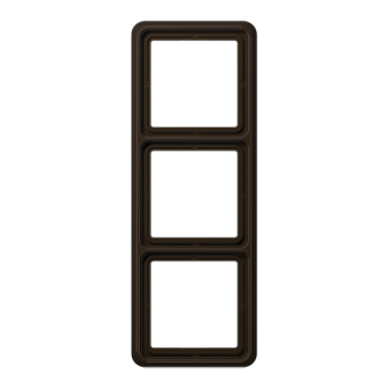 JUNG CD 500 Коричневая Рамка 3-ая CD583BR