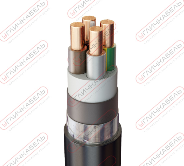 Кабель силовой бронированный ВБШвнг(A) -LS 4х10 ок(N)-0,66 Угличкабель