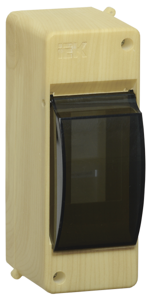 Купить IEK KREPTA 3 Корпус пластиковый КМПн 2/2 IP30 сосна откр.монтаж