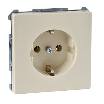 SE Merten SD Бежевый Розетка 16А с з/к б/шт MTN2401-4044