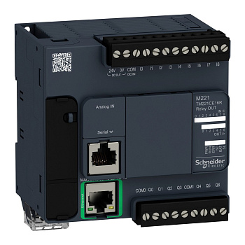 SE M238 Блок базовый компактный M221-16IO реле Ethernet TM221CE16R
