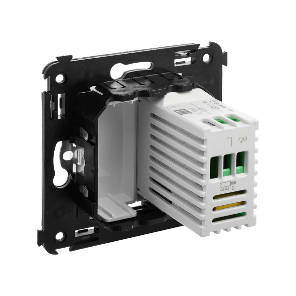 Купить DKC Диммер поворотный в стену, "Avanti", "Белое облако"