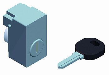 SE Личинка замка типа "мишлен" Е1 без ключа NSYINE11