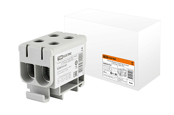 TDM Клемма вводная силовая КВС 4 ввода 6-50 кв.мм. серая SQ0833-0101