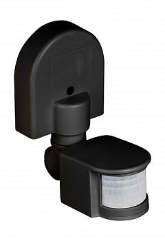 EKF PROxima ИК датчик движения наст. 1200Вт 180гр. до 12м IP44 MS-16Cb черный