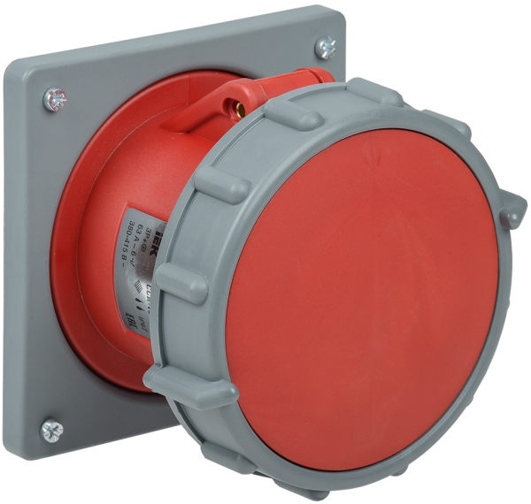 Купить IEK Розетка встраиваемая MAGNUM ССИ-434 63А-6ч/380-415В 3P+PE IP67