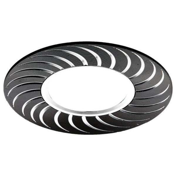 Ambrella Встраиваемый потолочный точечный светильник A720 BK/AL сатин/черный