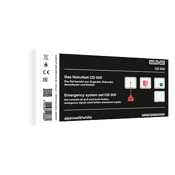 JUNG комплект системы экстренного вызова, белый NRSCD0834WW