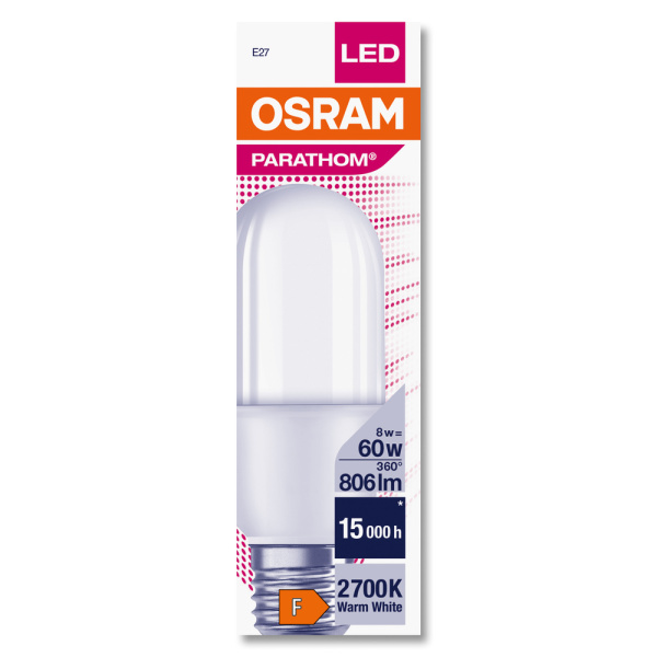 Купить OSRAM PARATHOM CL STICK FR 60 non-dim 8W/827 E27 4058075593374